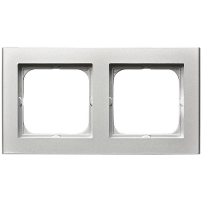 SONATA Double frame silver mat