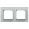 SONATA Double frame white glass