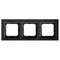SONATA Dreifachrahmen in gebürstetem Anthrazit