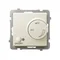 SONATA Ecru temperature controller, without a frame