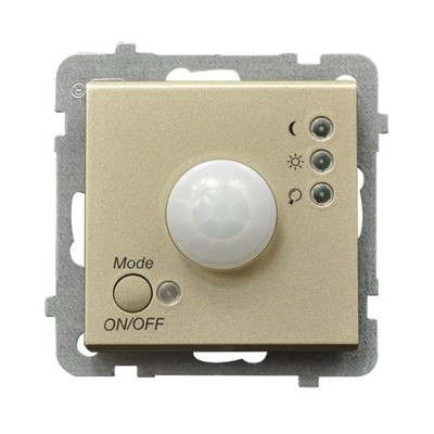 SONATA Electronic motion sensor, champagne gold frameless