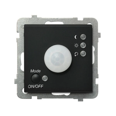 SONATA Electronic motion sensor, frameless black metallic