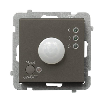 SONATA Electronic motion sensor, frameless chocolate metal