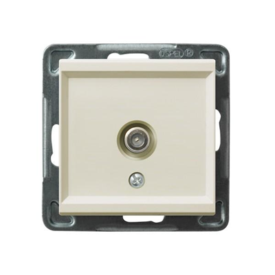 SONATA F ecru single antenna socket