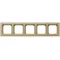 SONATA Five-fold champagne gold frame