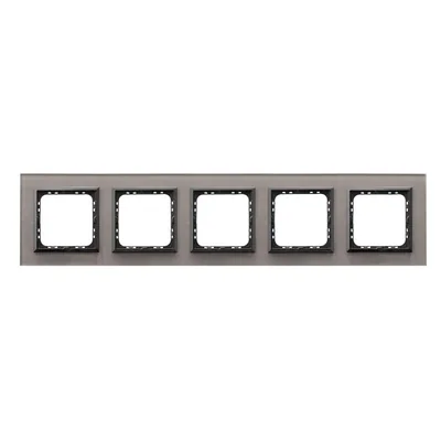 SONATA Five-piece frame - gray glass color