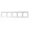 SONATA Fivefold white frame