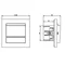 SONATA Hotel connector, ecru frameless