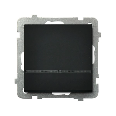 SONATA Hotel connector, frameless black metallic