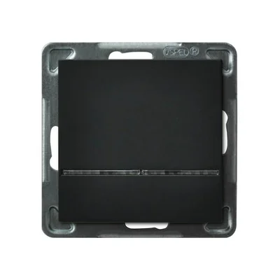 SONATA Hotel connector, frameless black metallic