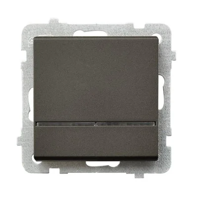 SONATA Hotel connector, frameless chocolate metal