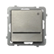 SONATA INOX STEEL Connettore a croce con illuminazione, acciaio inox, senza cornice
