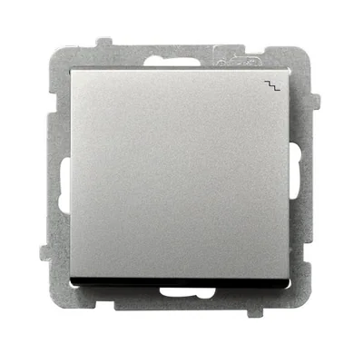 SONATA Łącznik schodowy srebro mat, bez ramki