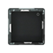 SONATA "Light" closing switch black metallic, without frame