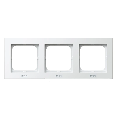 SONATA Marco triple para interruptores IP44, blanco