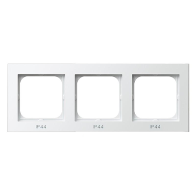 SONATA Marco triple para interruptores IP44, blanco