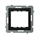 SONATA OSPEL 45 flush-mounted adapter for the Sonata series, black metallic