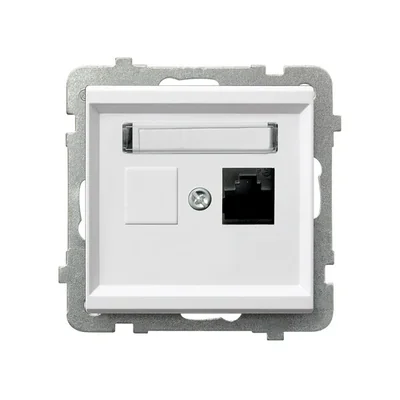 SONATA Prise ordinateur, simple, cat.5e blanc