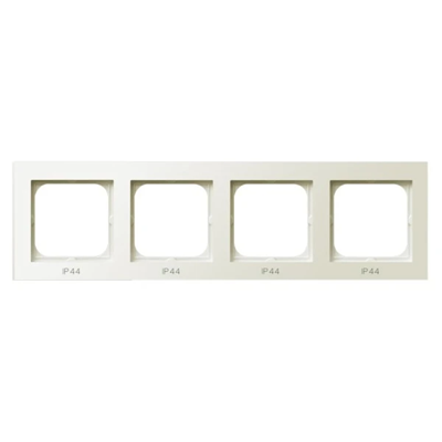 SONATA Quadruple frame for IP44 ecru switches