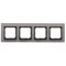 SONATA Quadruple frame gray glass