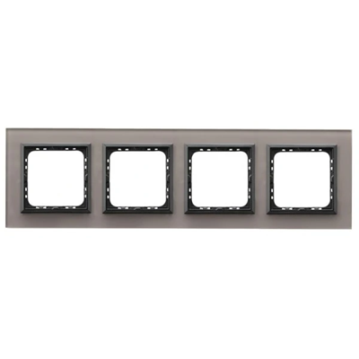 SONATA Quadruple frame gray glass