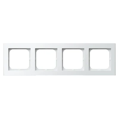 SONATA Quadruple white frame