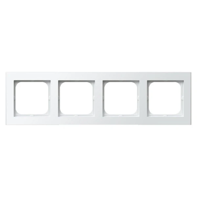 SONATA Quadruple white frame