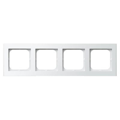 SONATA Quadruple white frame