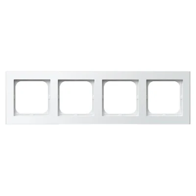 SONATA Quadruple white frame