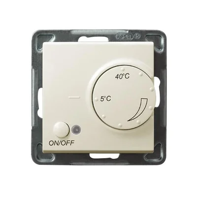 SONATA Regulator temperatury ecru, bez ramki