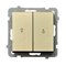 SONATA Shutter switch with mechanical interlock champagne gold