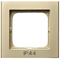 SONATA Single frame for IP44 switches, champagne gold