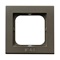 SONATA Single frame for IP44 switches, chocolate metal