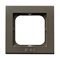 SONATA Single frame for IP44 switches, chocolate metal