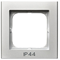 SONATA Single frame for IP44 switches, matt silver