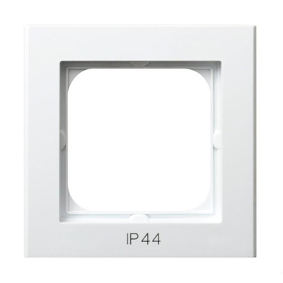 SONATA Single frame for IP44 switches, white