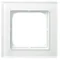SONATA Single frame white glass