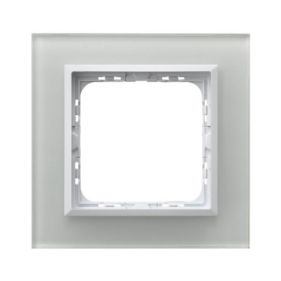 SONATA Single frame white glass