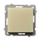 SONATA Single pole champagne gold switch, frameless