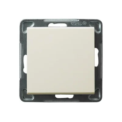 SONATA Single-pole ecru switch, without frame