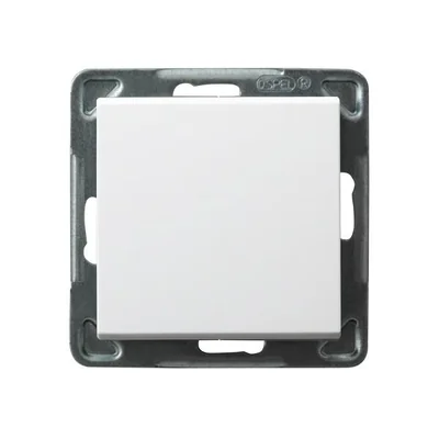 SONATA Single-pole white switch, without frame