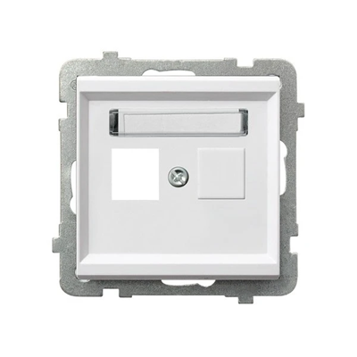 SONATA Single socket housing white