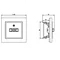 SONATA Speaker socket, single white