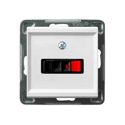 SONATA Speaker socket, single white