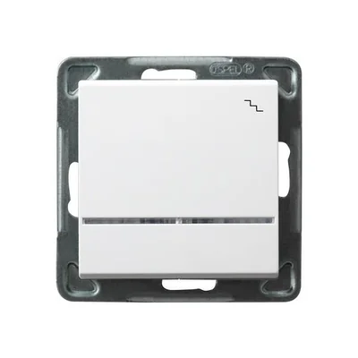 SONATA Stair switch with backlight white, without frame