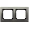 SONATA STAL INOX Ramka podwójna stal inox