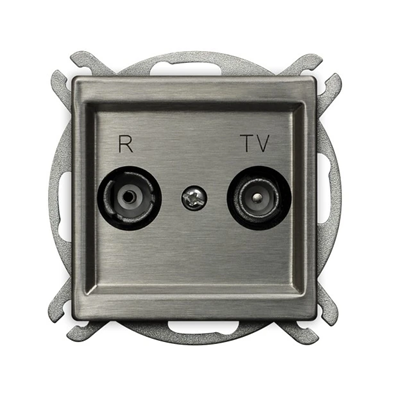 SONATA STEEL INOX Pass-through RTV socket ZAP-10 stainless steel