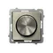 SONATA STEEL INOX Universal dimmer for incandescent, incandescent and LED loads