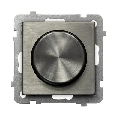 SONATA STEEL INOX Universal dimmer for incandescent, incandescent and LED loads