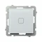 SONATA TOUCH Single-pole touch switch with backlight - white, frosted glass